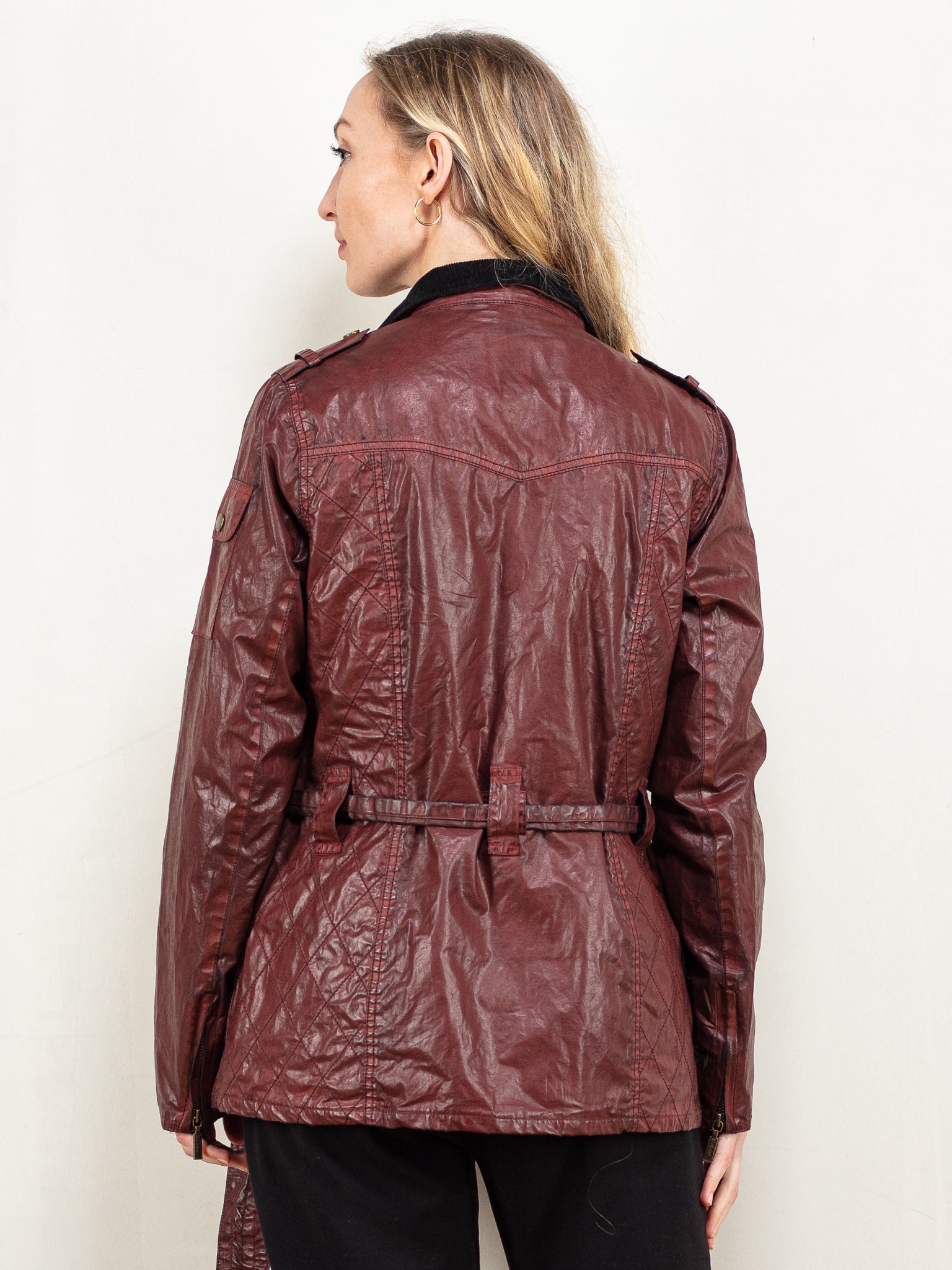 Red barbour jacket best sale
