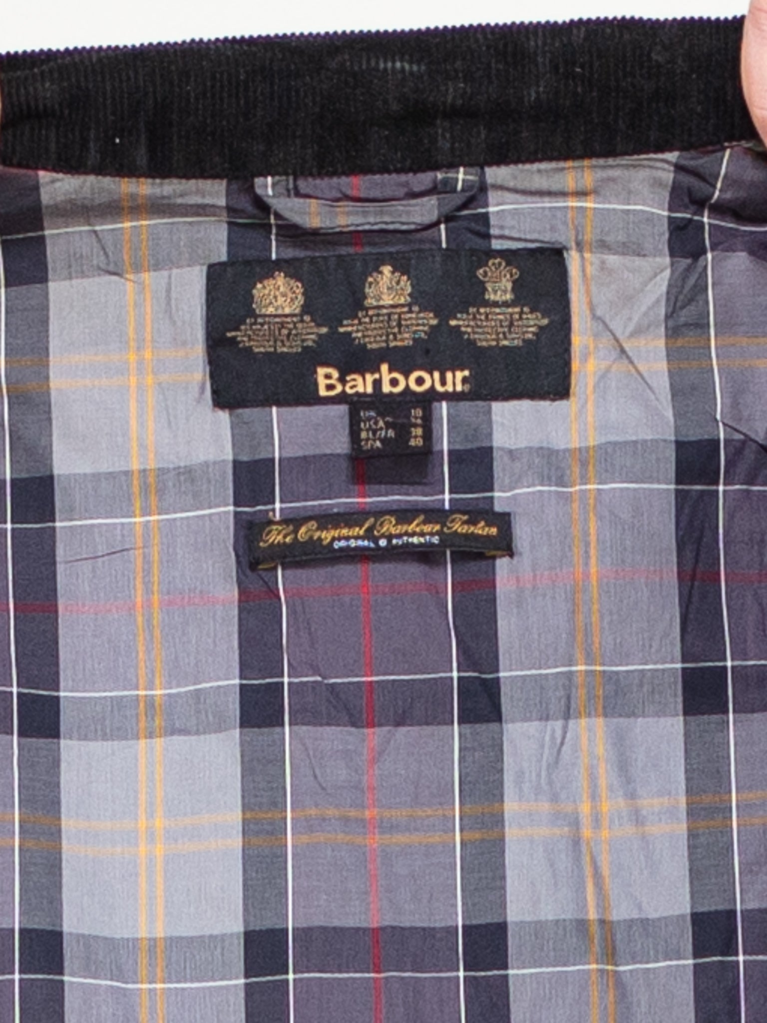 The original barbour tartan womens jacket sale