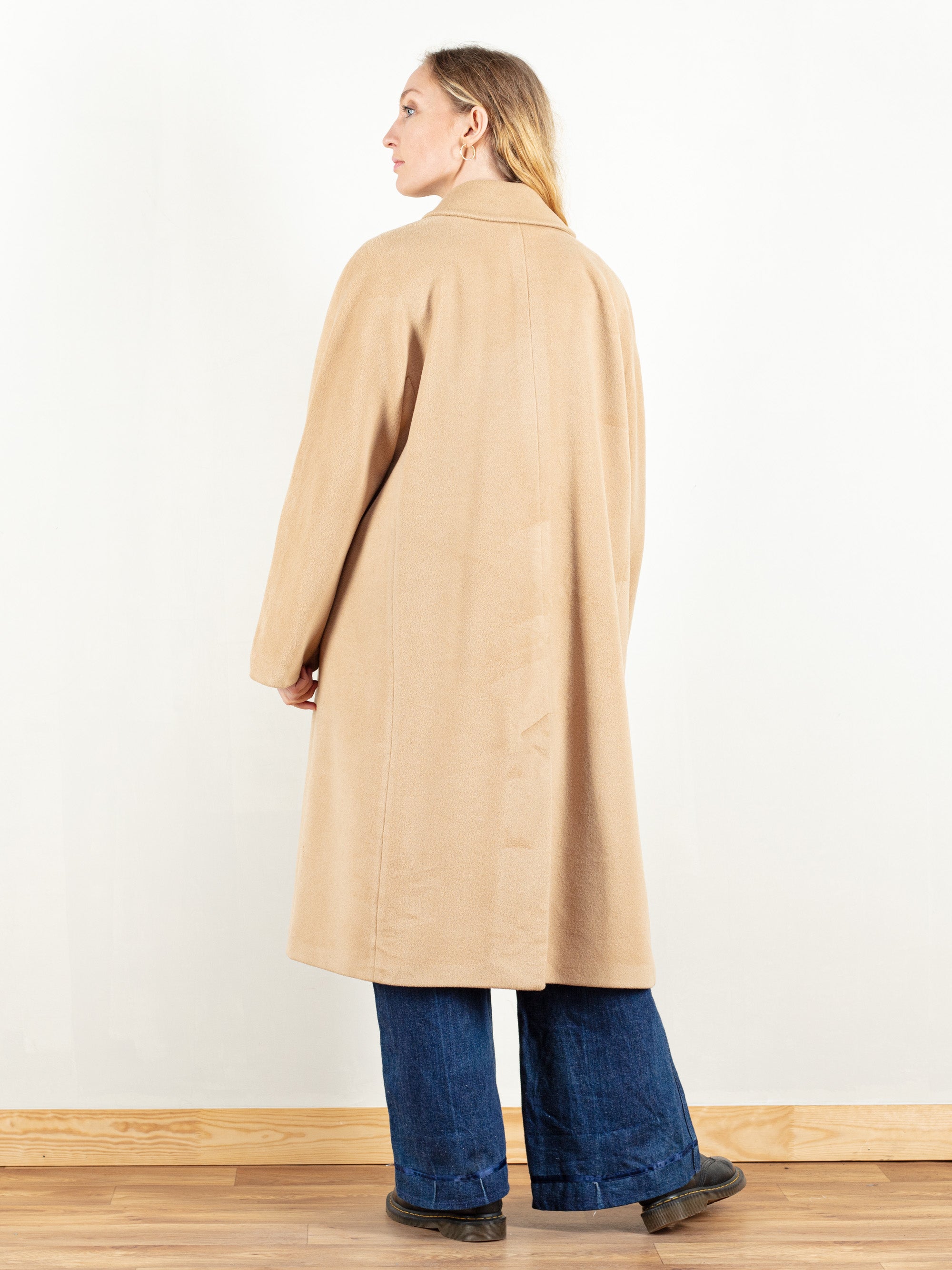 Online Vintage Store 80 s Women Angora Wool Coat Northern Grip NorthernGrip