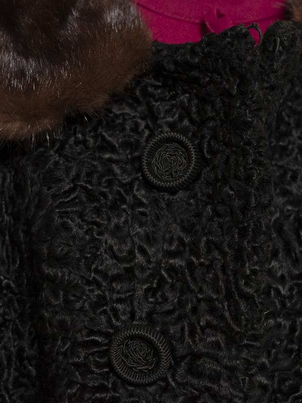 Vintage 60's Women Black Fur Coat - NorthernGrip