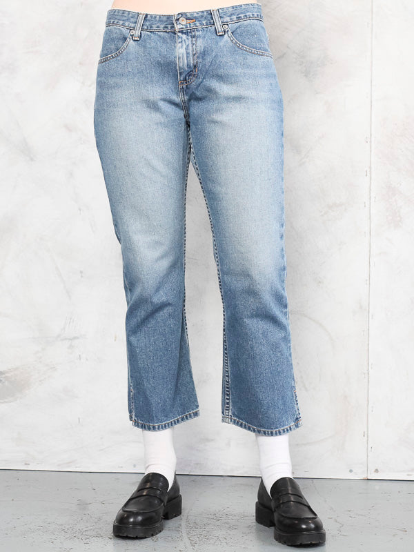 Vintage Y2K Women Denim Ankle Pants - NorthernGrip