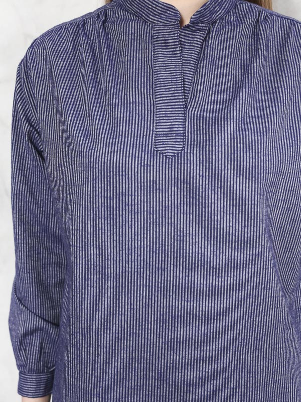Vintage 70's Striped Smock Shirt - NorthernGrip