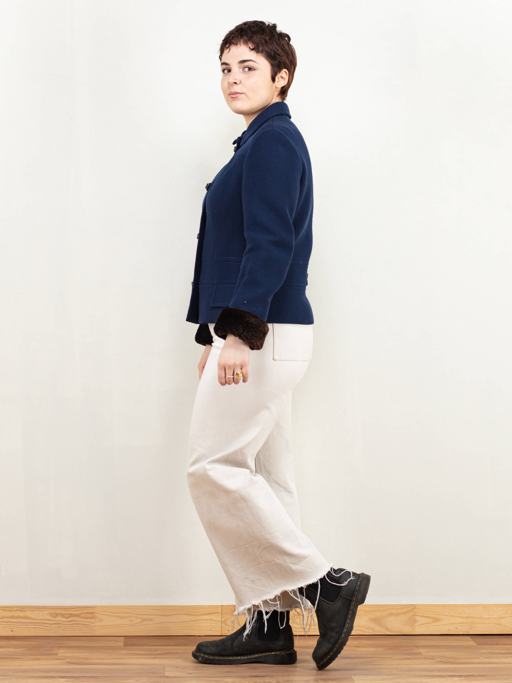 Thick blazer coat top