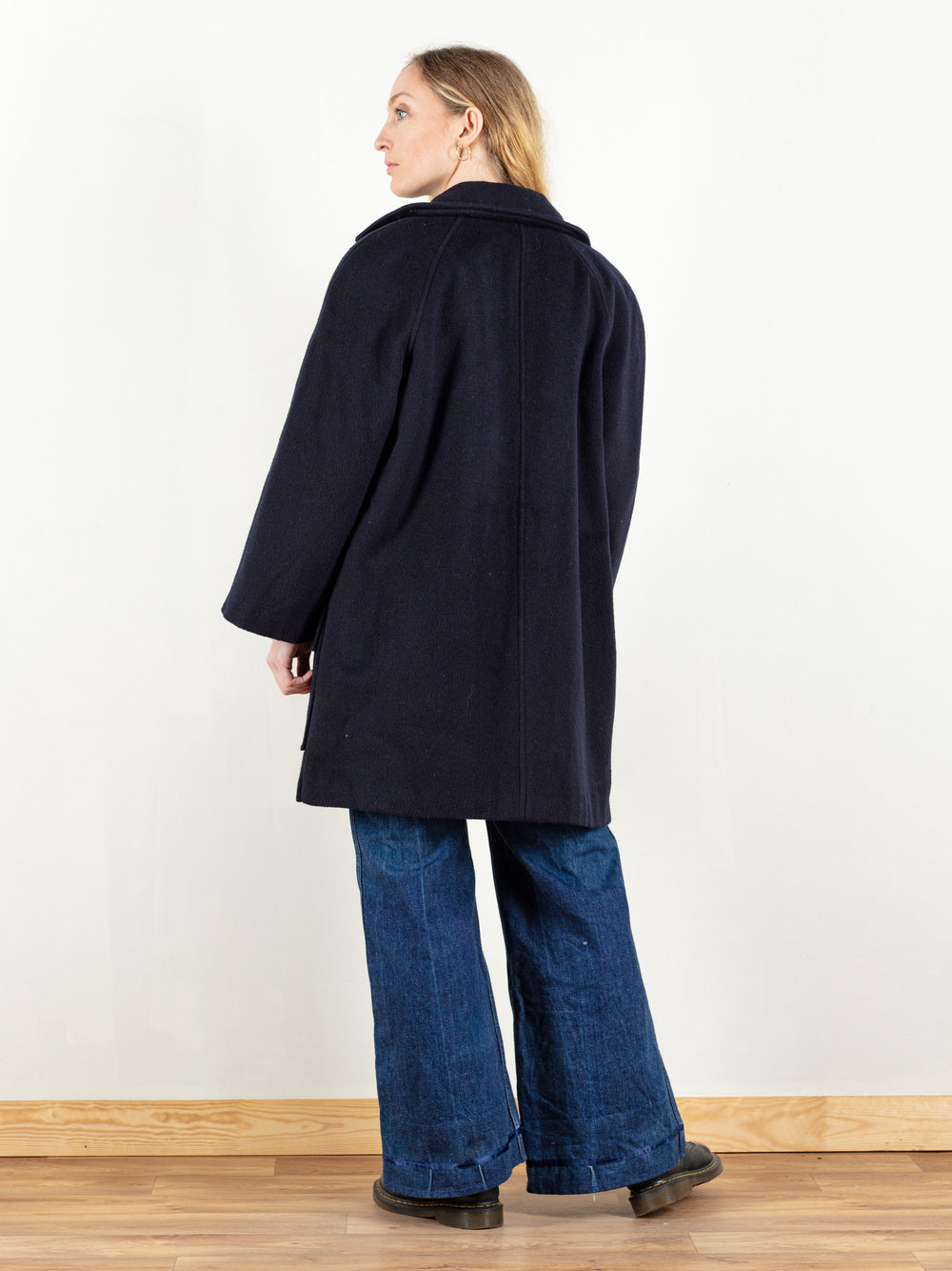 Vintage 80's Women Wool Blend Coat - NorthernGrip