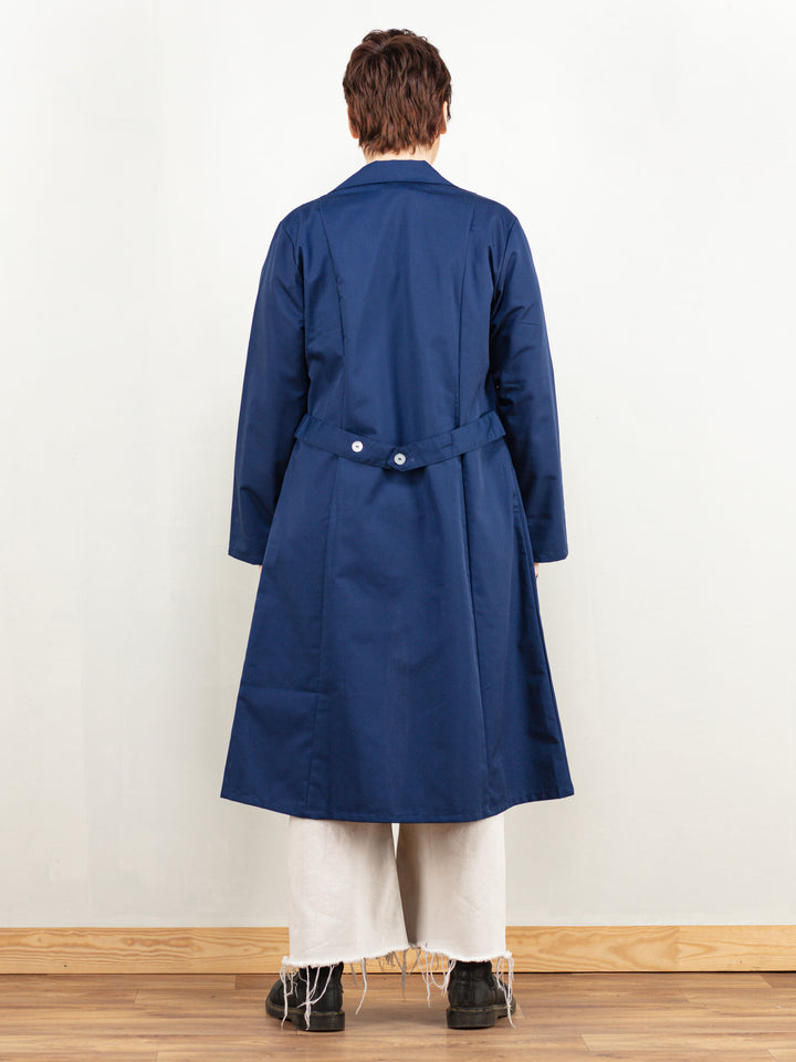 Vintage 90's Women Blue Work Coat