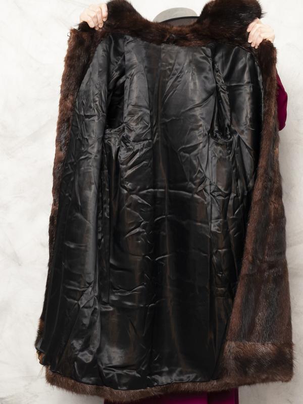Vintage 60's Brown Women Fur Coat - NorthernGrip