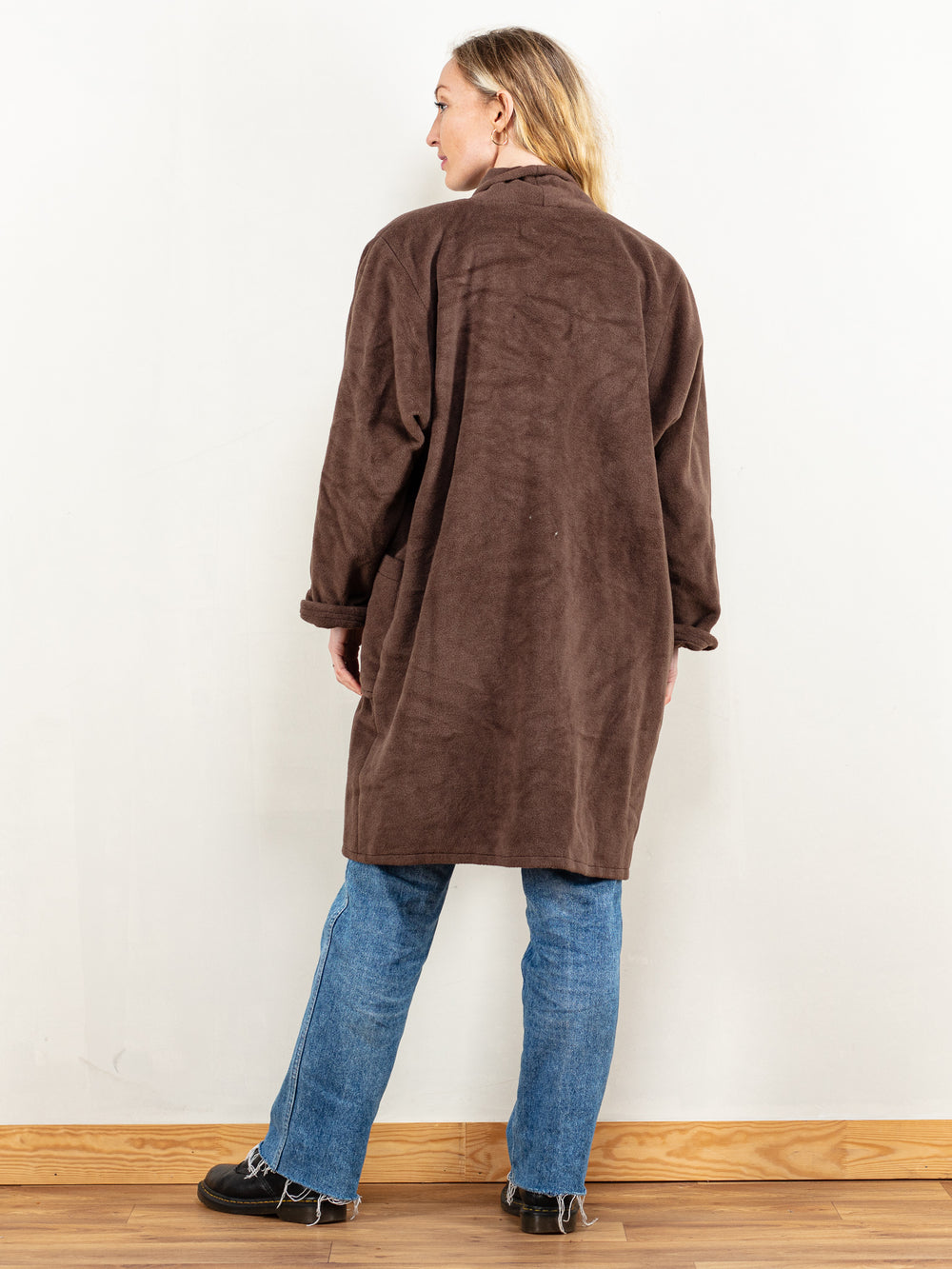 Vintage 90's Women Winter Coat in Brown - NorthernGrip