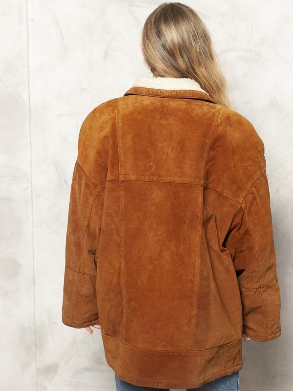 Vintage 70's Brown Women Sherpa Coat - NorthernGrip