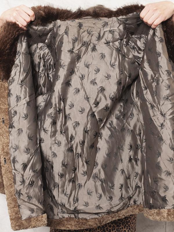 Vintage 80's Women Brown Fur Coat - NorthernGrip