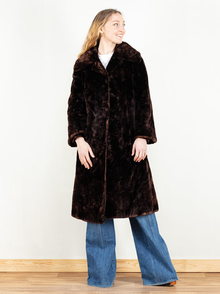 Vintage 70's Women Fur Coat