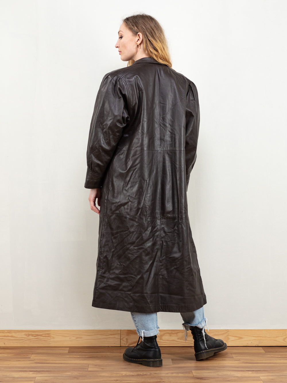 Vintage 80's Women Leather Coat - NorthernGrip
