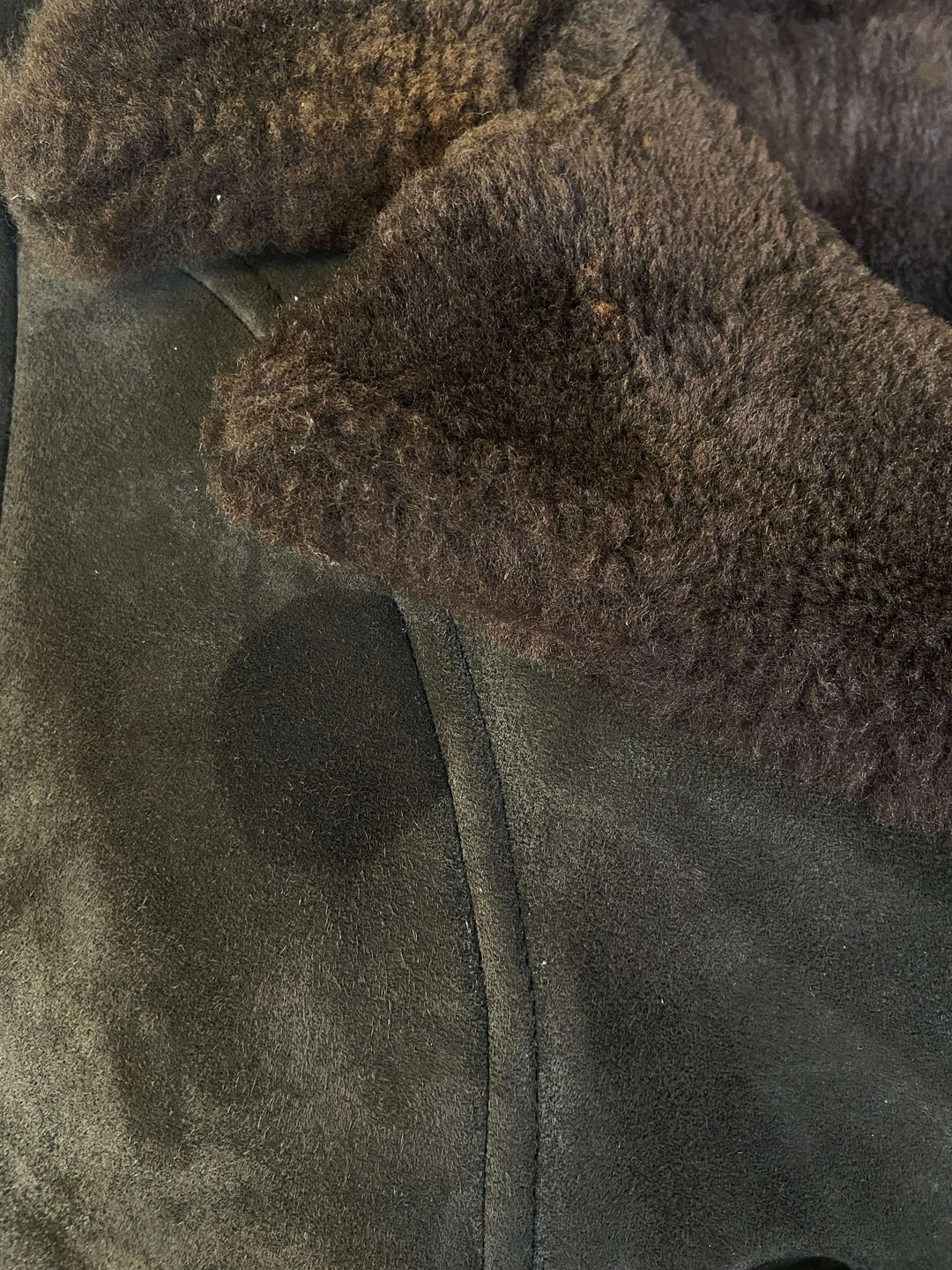 Vintage Women 70's Sheepskin Penny Lane Coat in Brown - NorthernGrip