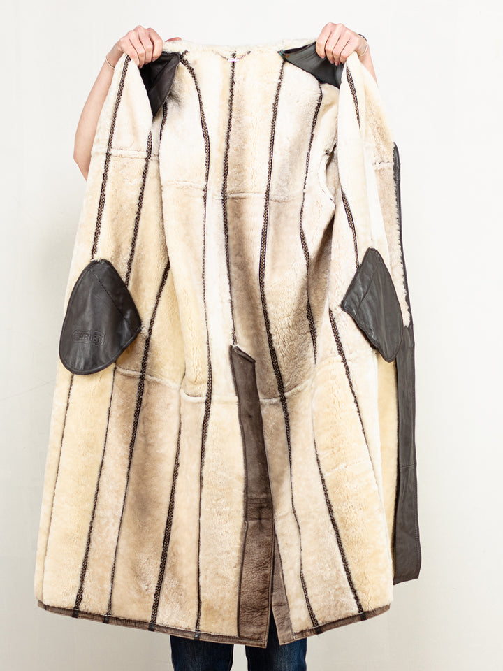 Vintage 70's Women Penny Lane Coat In Brown - NorthernGrip
