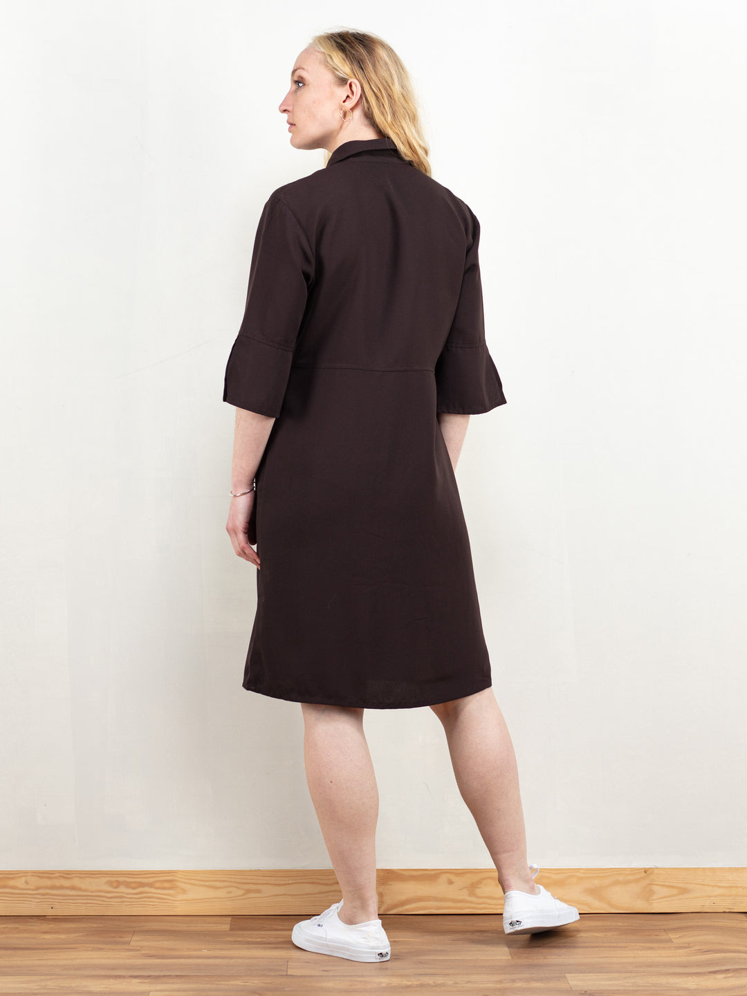 Online Vintage Store | 90's Women Brown Shirt Dress | Northern Grip NorthernGrip Online Vintage Store | 90's Women Brown Shirt Dress | Northern Grip NorthernGrip