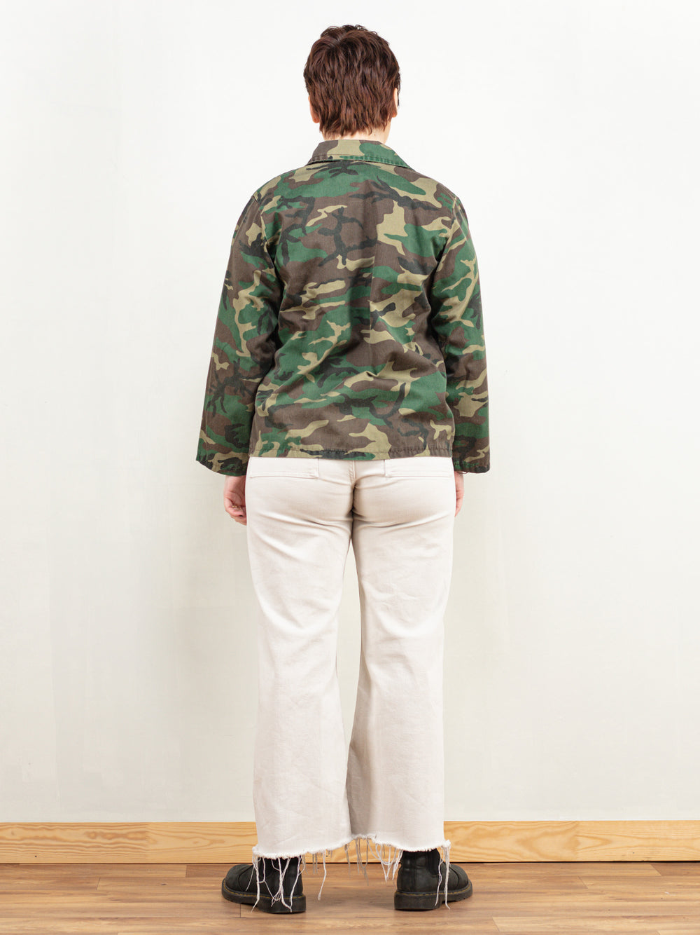 Vintage 80's Women Camouflage Jacket - NorthernGrip
