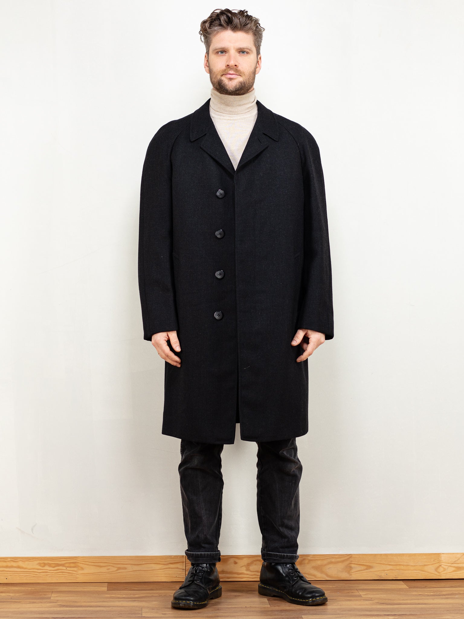 Men's wool blend overcoats 2025