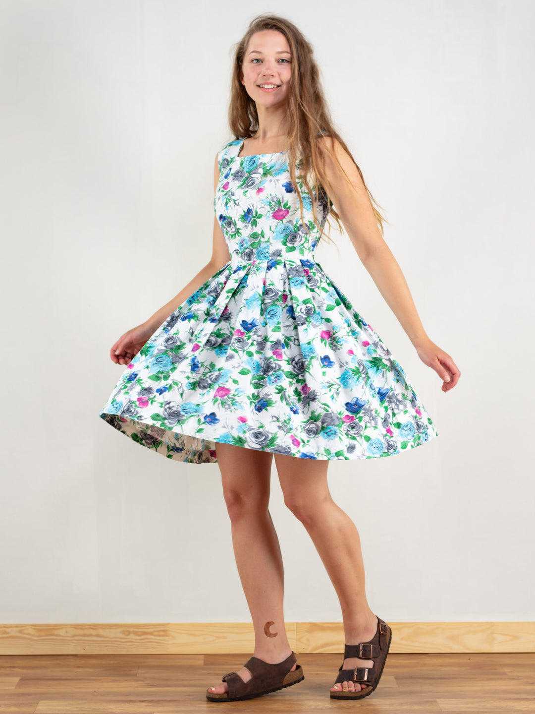 mod clothes dresses Online Vintage Store | 60's Mod Floral Dress