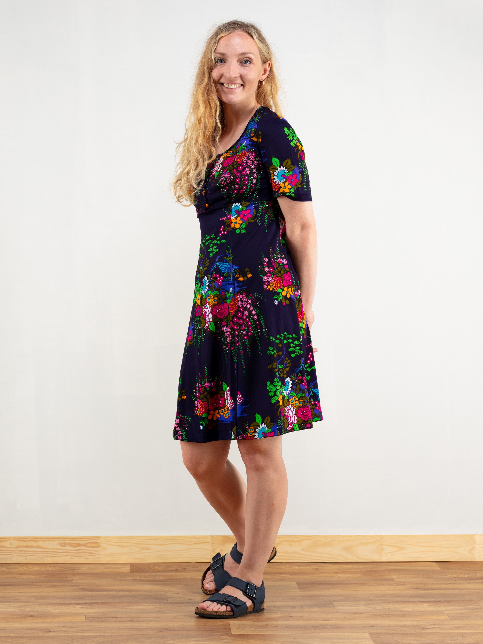 Online Vintage Store 70 s Floral Summer Dress Northern Grip NorthernGrip