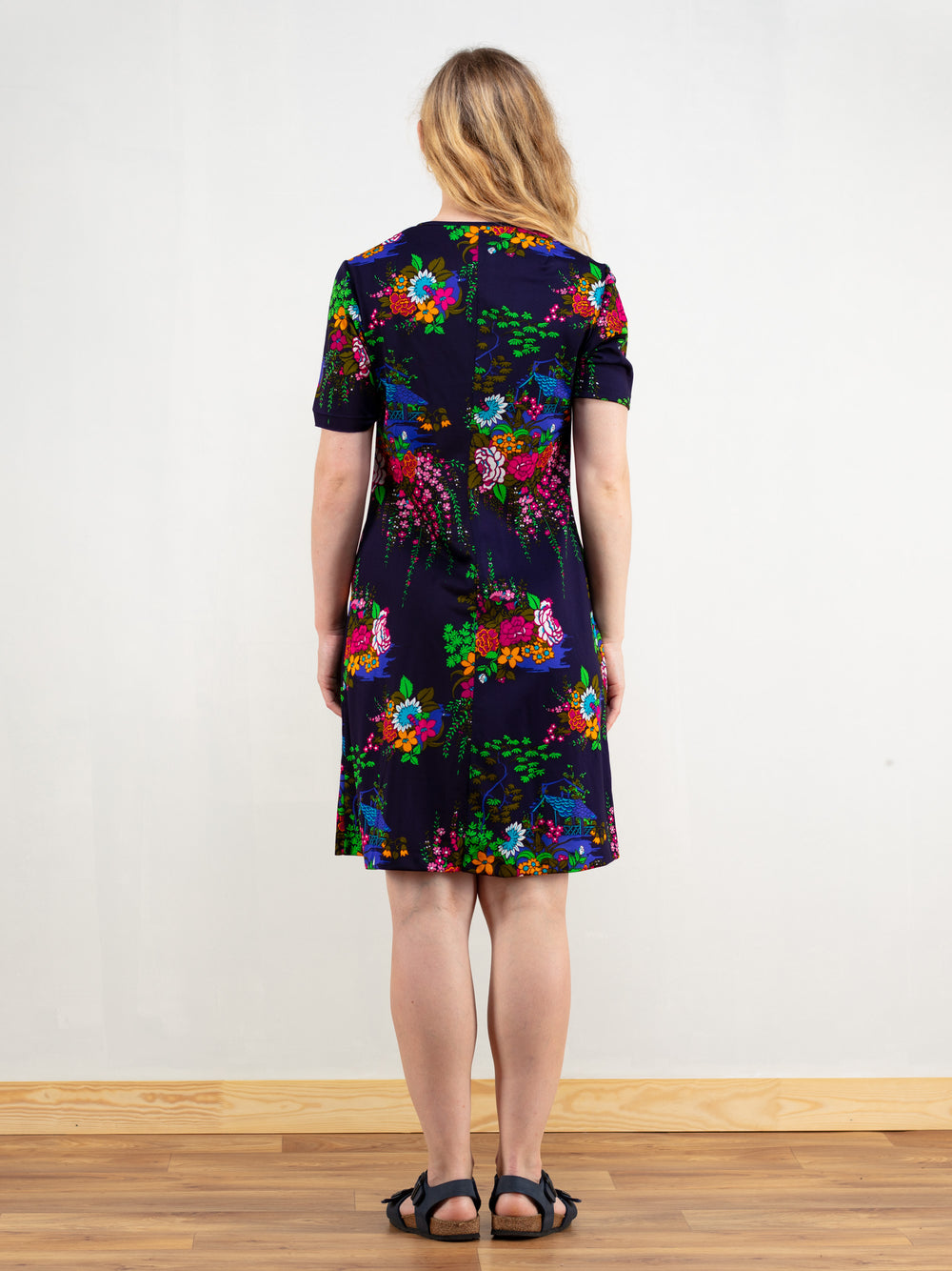 Vintage 70's Women Floral Summer Dress - NorthernGrip