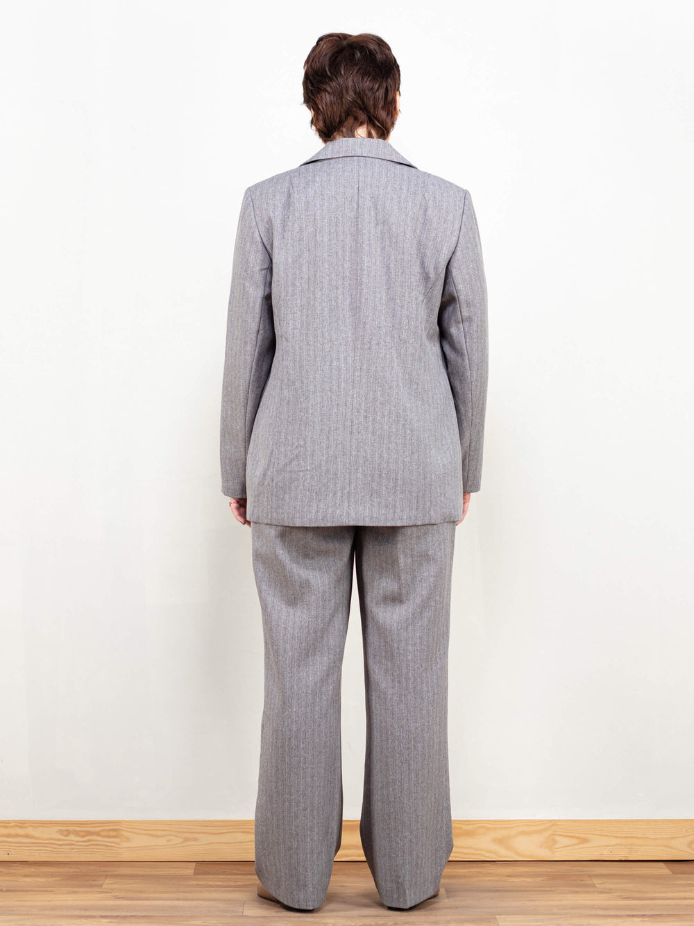 Vintage 90's Women Gray Pantsuit - NorthernGrip