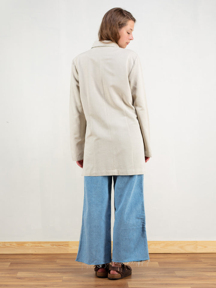 Vintage 90's Grey Women Blazer Jacket
