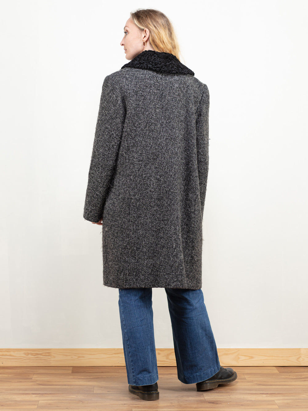 Vintage 80's Women Wool Blend Coat - NorthernGrip