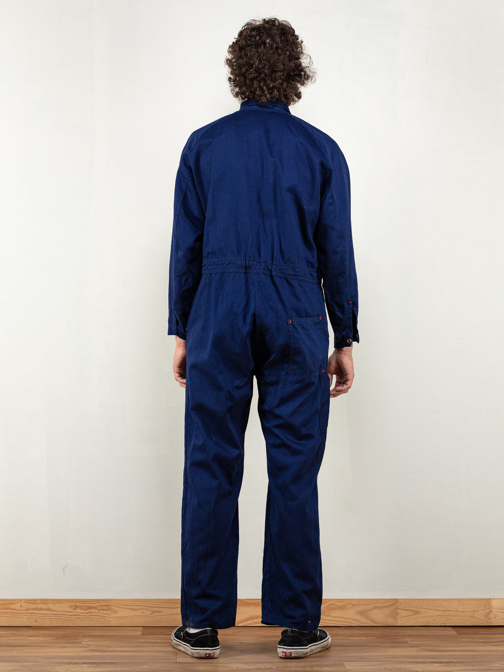 Vintage 80's Men Indigo Blue Boiler Suit - NorthernGrip