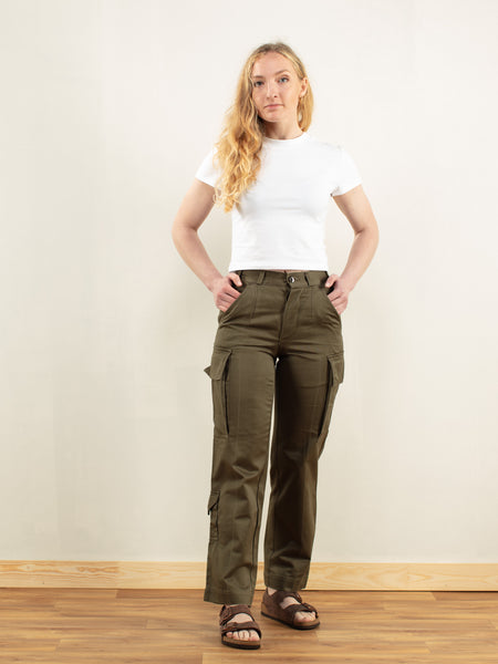 Vintage-khaki-military-cargo-