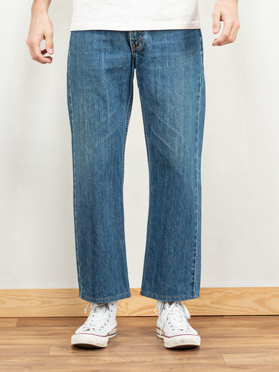 Vintage LEVIS 512 Jeans men wide leg medium wash jeans zip fly red tab medium rise jeans men levi strauss pants betamenswear size W31