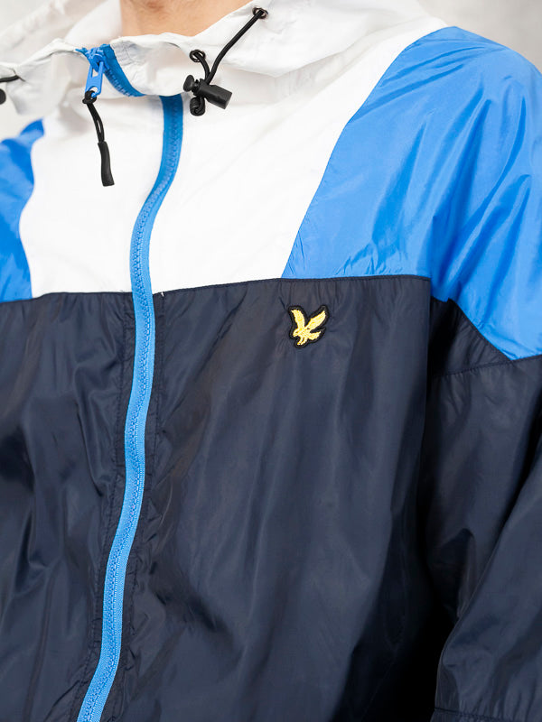 LYLE&SCOTT Sport Jacket vintage 90's men outdoor runner jacket active outerwear gift for him sport rain jacket men clothing size medium