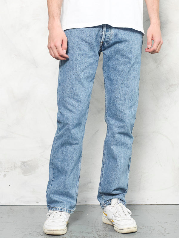 Vintage Y2K Men Blue Jeans - NorthernGrip