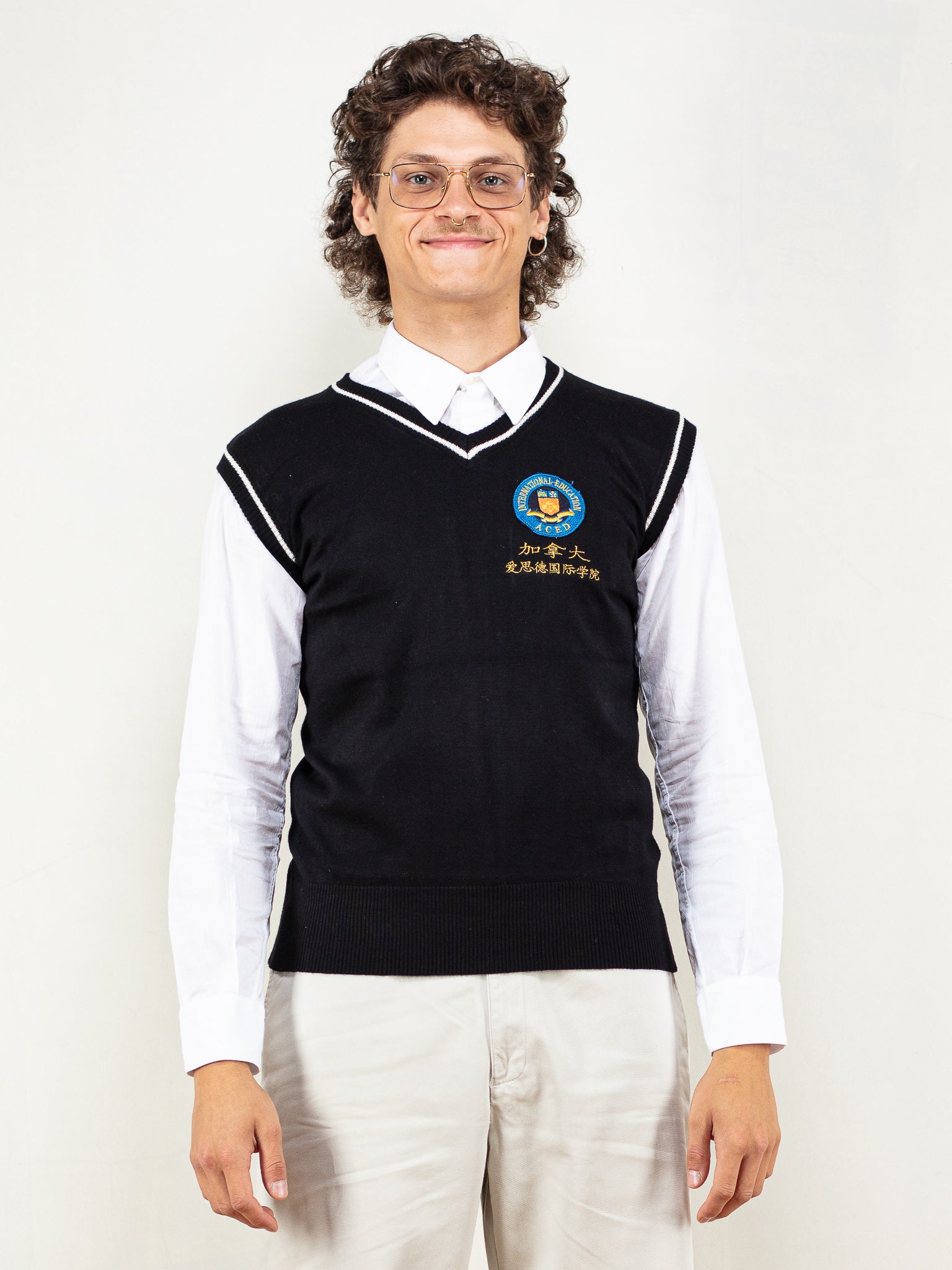 Online Vintage Store Vintage 90 s Sweater Vest Northern Grip NorthernGrip