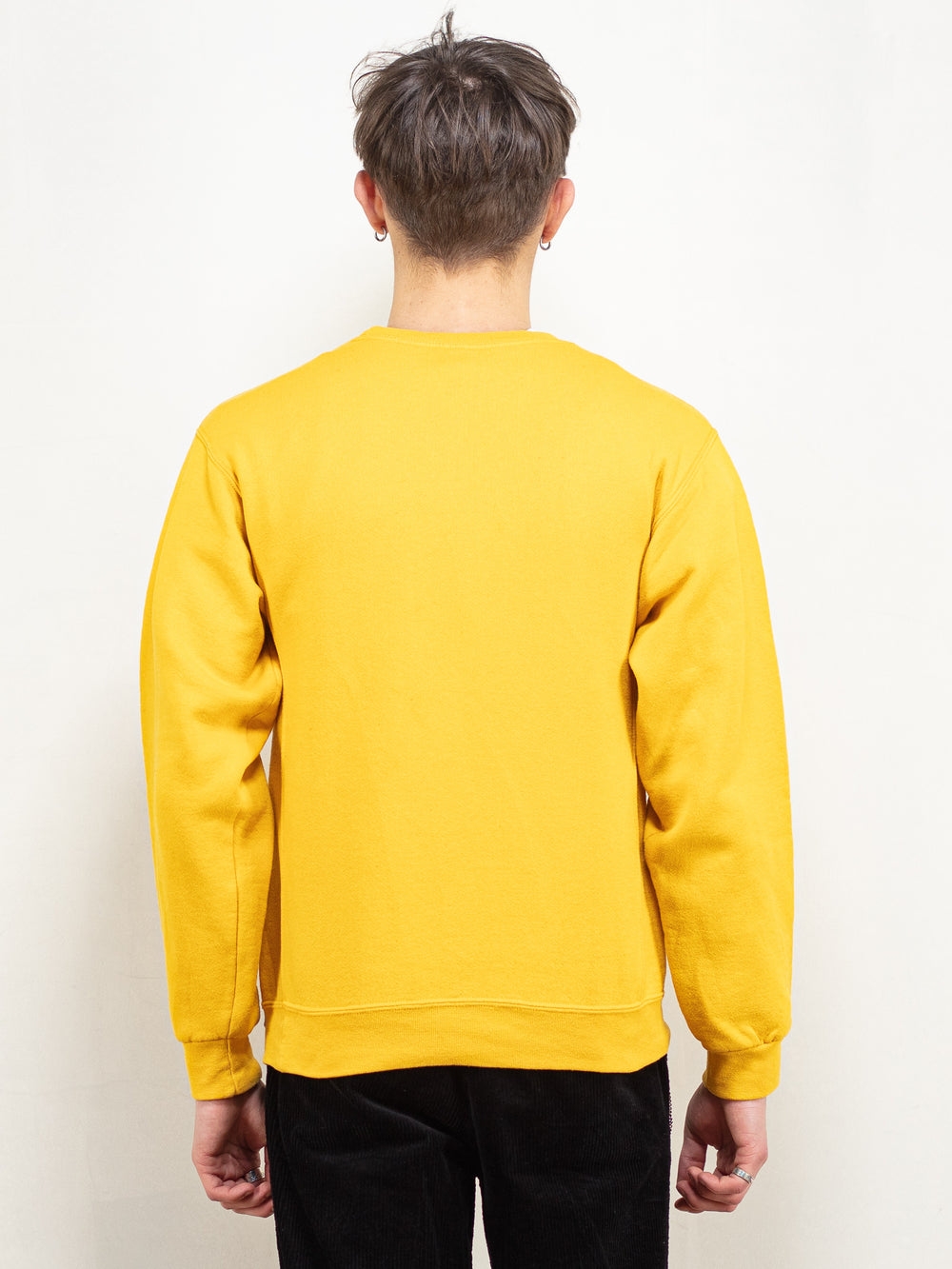 Vintage 90's Augustana Vikings Sweatshirt in Yellow - NorthernGrip