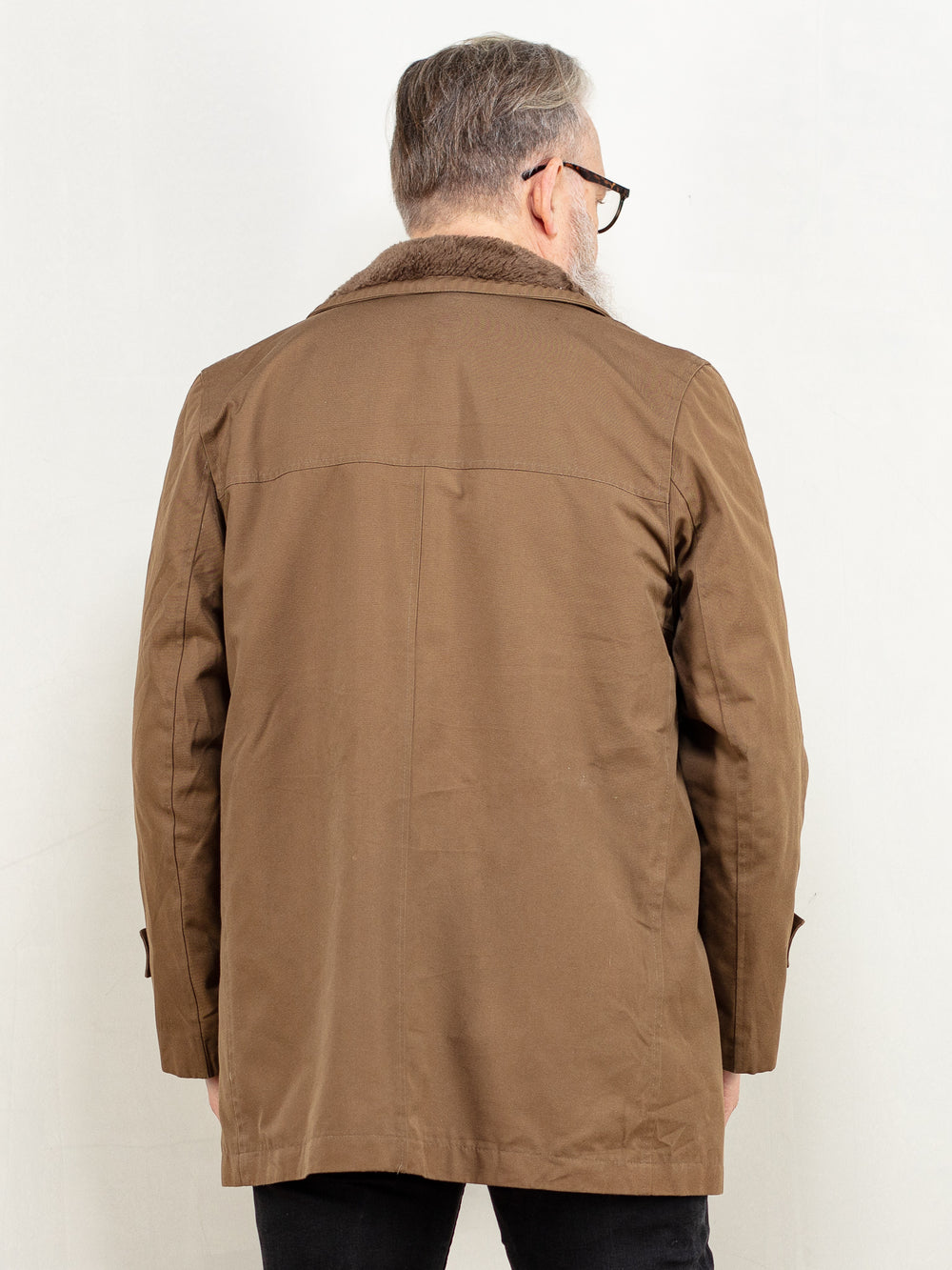 Vintage 70's Men Parka Jacket in Brown - NorthernGrip