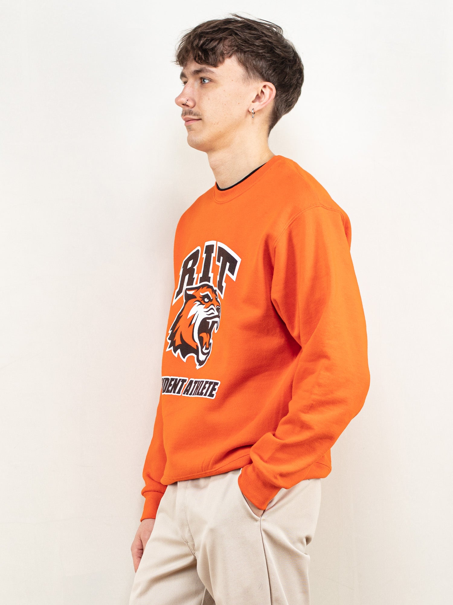 Vintage orange sweatshirt discount