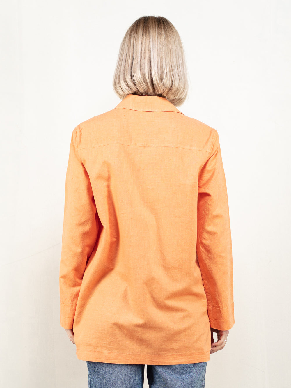 Vintage 90's Women Linen Blend Shirt - NorthernGrip