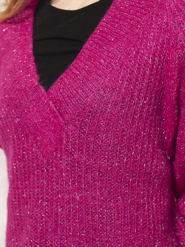 Vintage 80's Pink Handknit Women Sweater - NorthernGrip