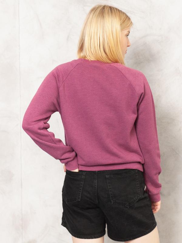 Vintage 90's Purple Women Sweatshirt . - NorthernGrip