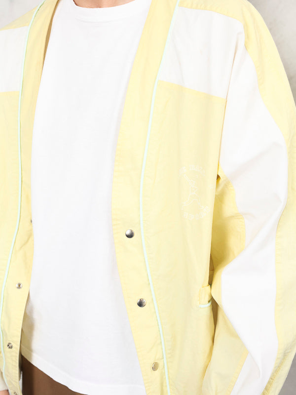 Vintage 80's Yellow Men Bomber Jacket - NorthernGrip