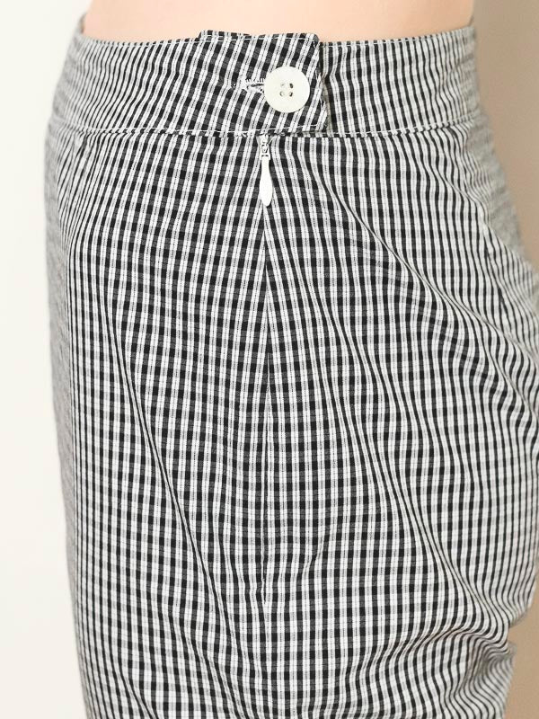 Vintage 80's Plaid Women Summer Pants - NorthernGrip