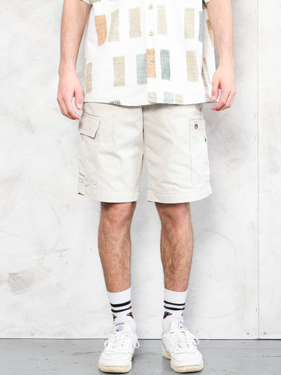 Vintage Men Shorts cargo 90's everyday sport shorts casual pants street shorts beach travel shorts men clothing gift idea size medium