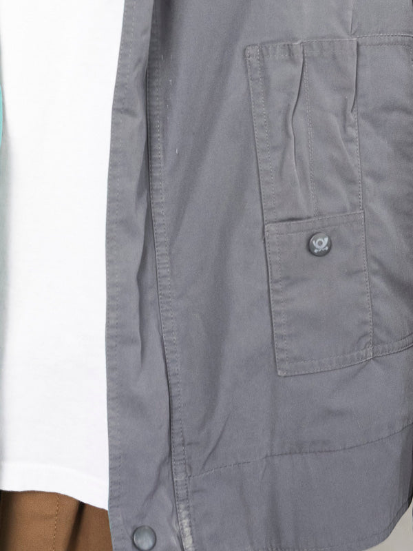 Grey Bomber Jacket vintage 90's outdoor varsity collage jacket men outerwear gift for him sport jacket men clothing size extra large xl