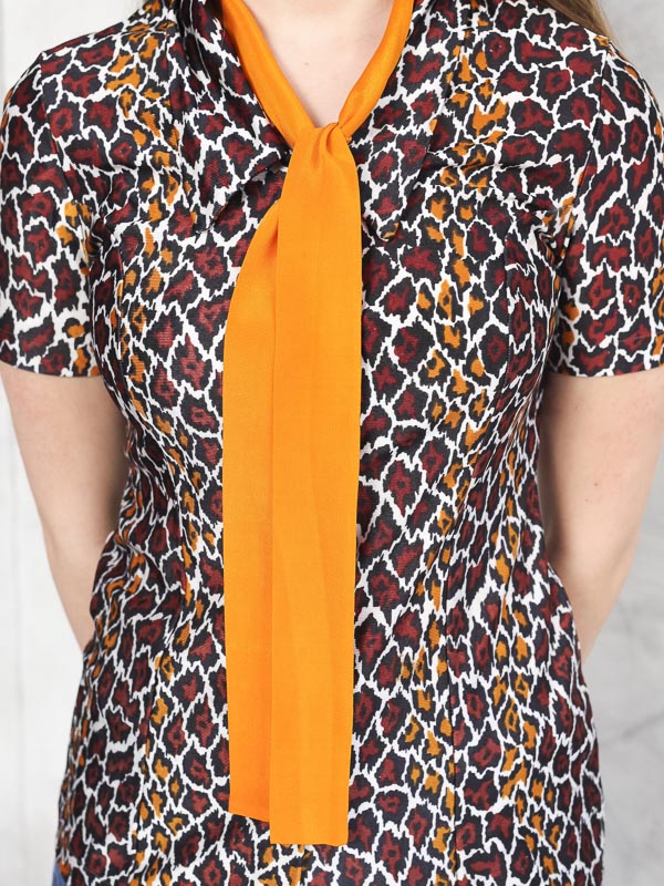 Vintage 80's Women Leopard Blouse - NorthernGrip