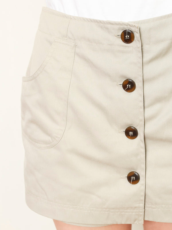 Vintage 90's Women Chino Skirt Shorts - NorthernGrip