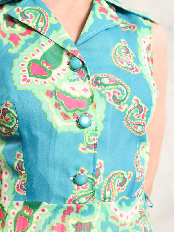 Vintage 70's Pleated Women Dress - NorthernGrip