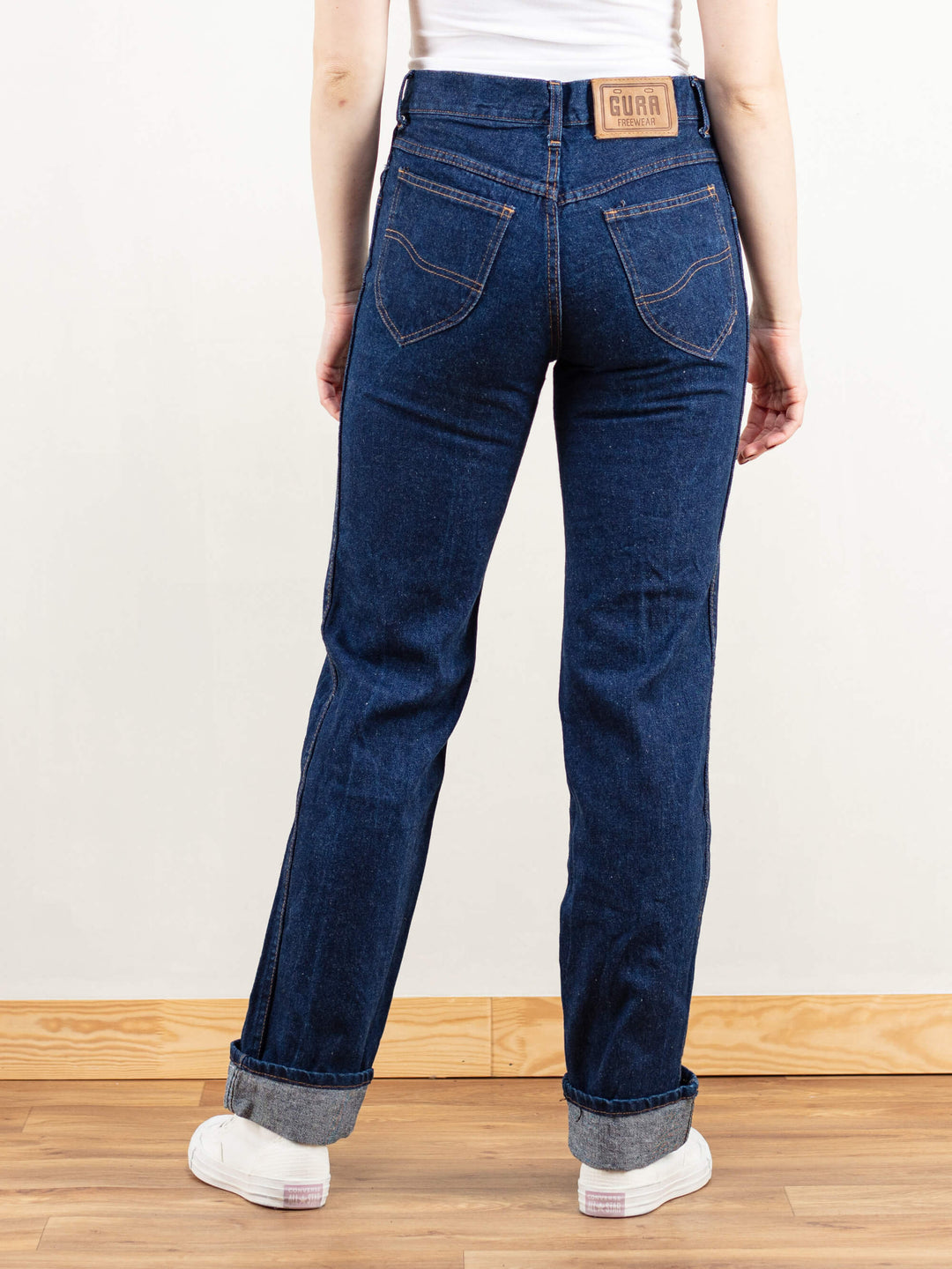 Women Blue Jeans vintage high waist regular fit tapered leg jeans dark wash blue women jeans zip fly northerngirlstore jeans size medium