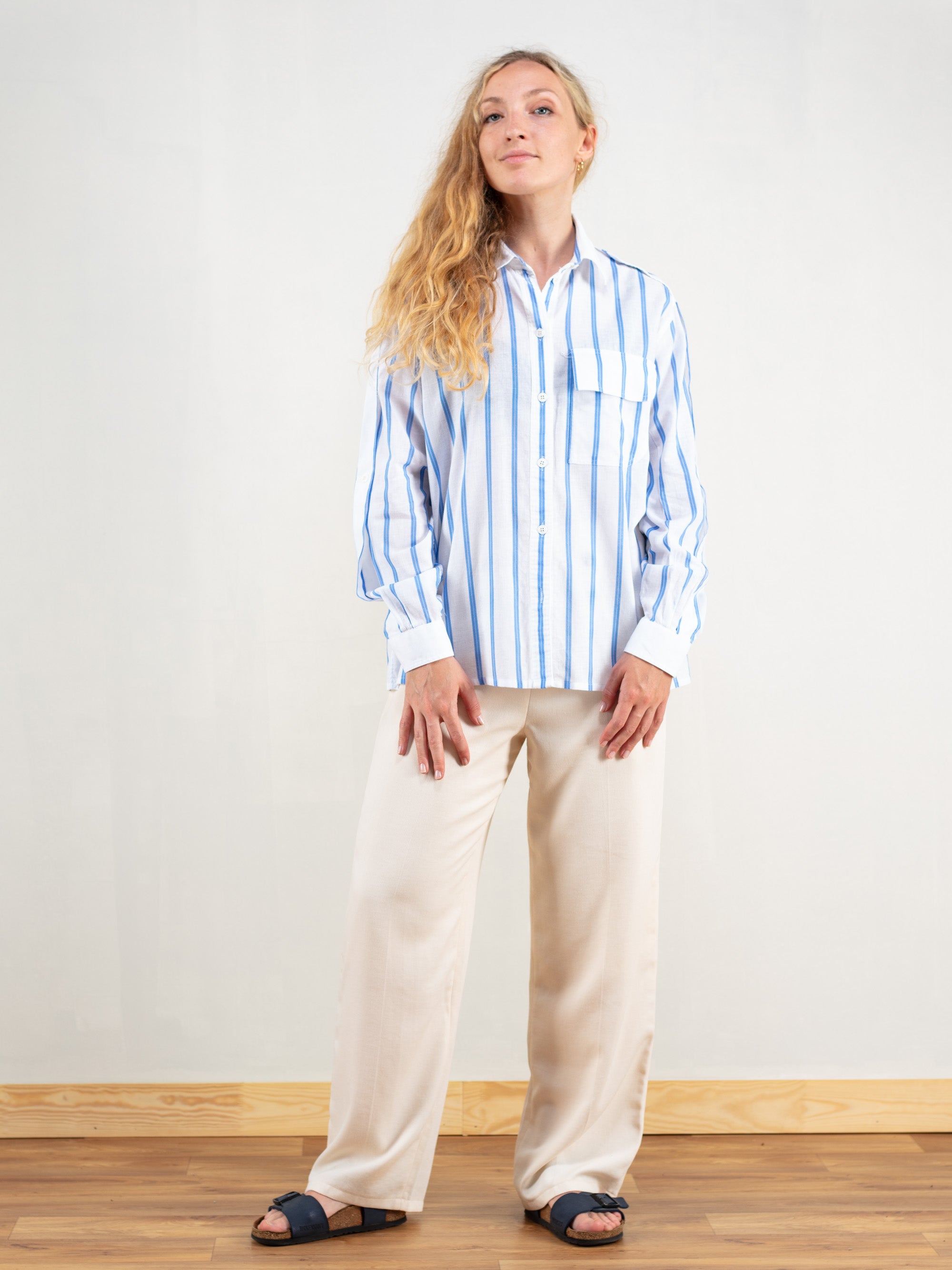 Vintage striped shirt womens new arrivals