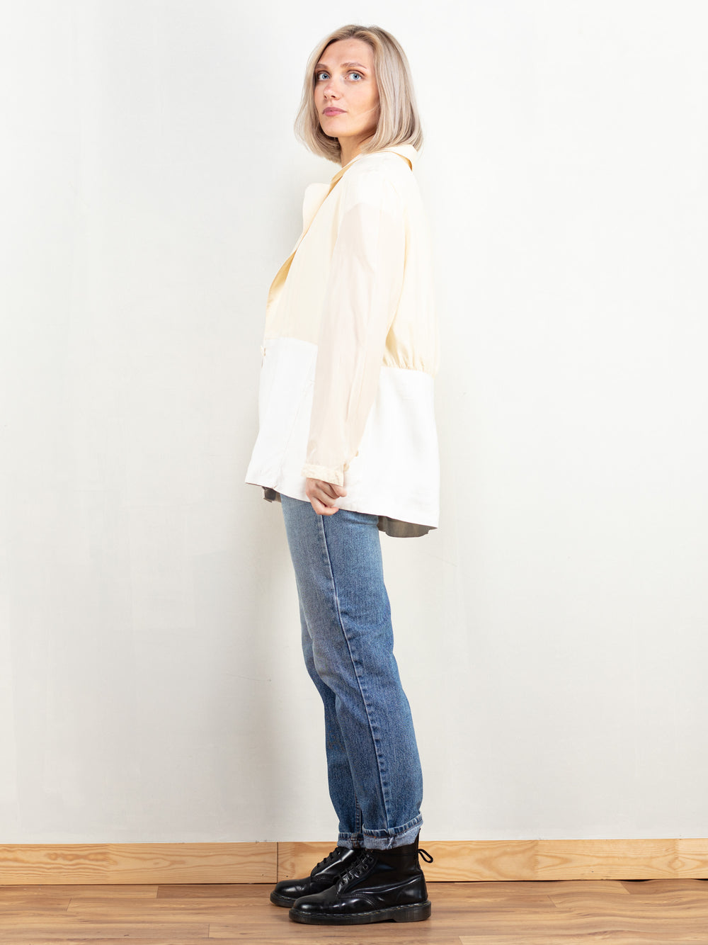 Vintage Women 90's Linen Blazer - NorthernGrip