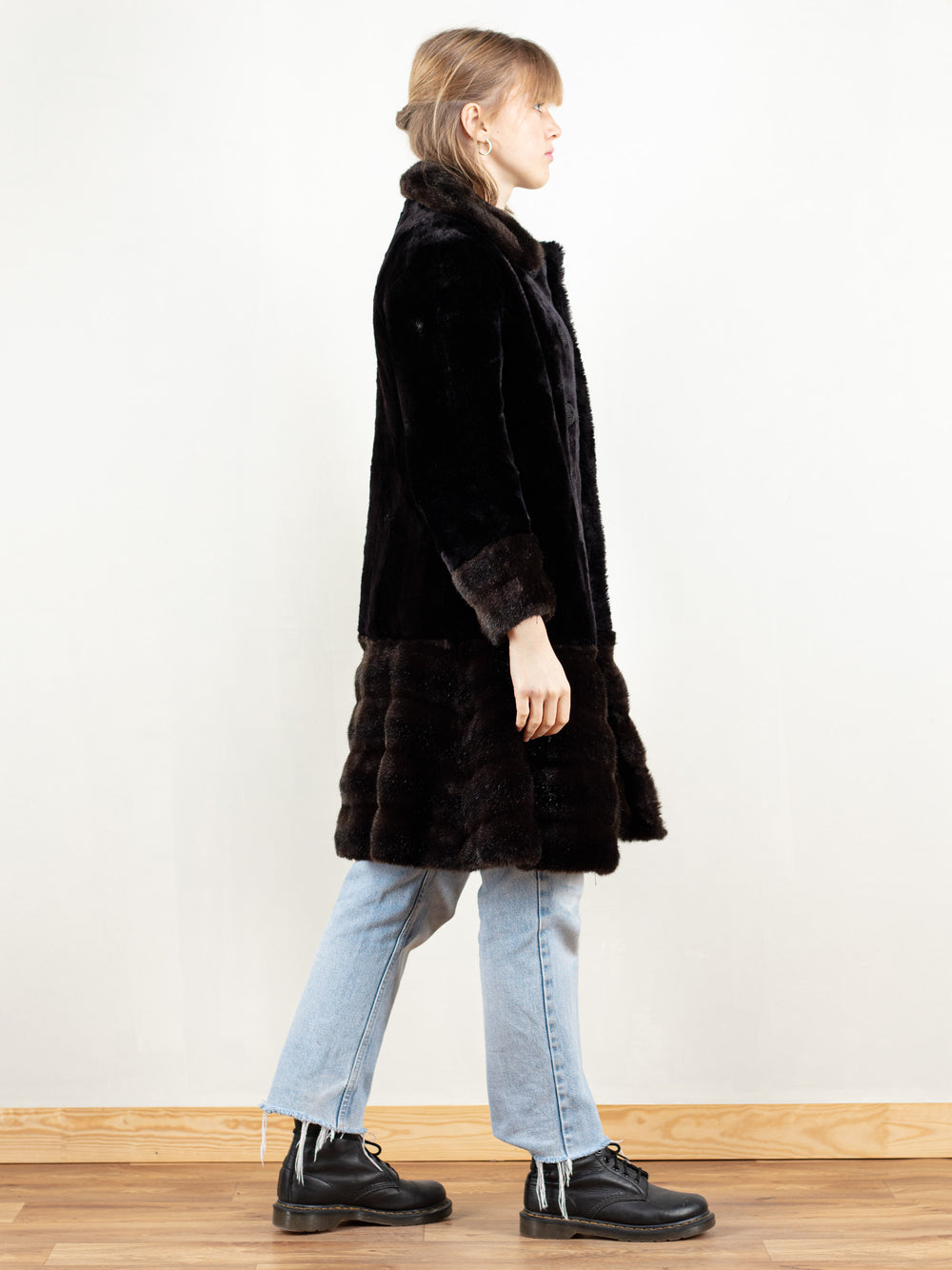 Vintage Women 80's Faux Fur Coat - NorthernGrip