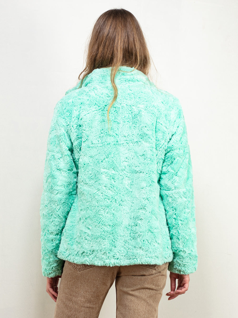 Vintage 00's Women North Face Full Zip Fleece in Green - NorthernGrip